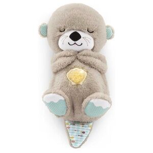 Soothe 'n Snuggle Otter Plush Sound Machine with Music Lights & Breathing Motion